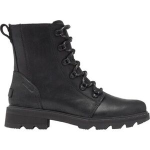 Women's Sorel Lennox Black Lace-Up Boots